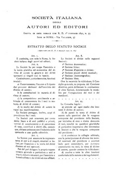 Il diritto di autore rivista giuridica trimestrale della Societa italiana degli autori ed editori