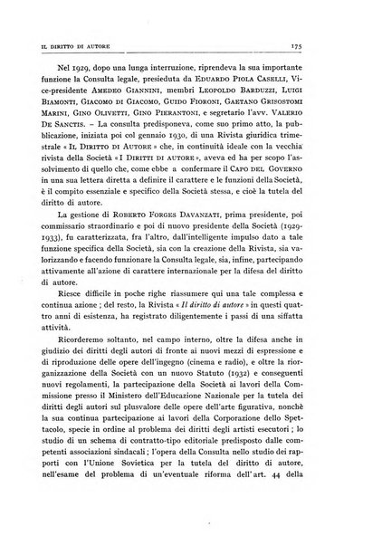 Il diritto di autore rivista giuridica trimestrale della Societa italiana degli autori ed editori