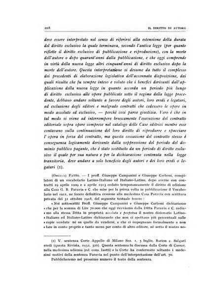 Il diritto di autore rivista giuridica trimestrale della Societa italiana degli autori ed editori