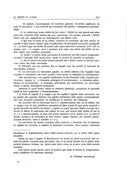 Il diritto di autore rivista giuridica trimestrale della Societa italiana degli autori ed editori