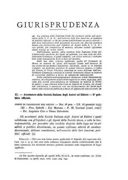 Il diritto di autore rivista giuridica trimestrale della Societa italiana degli autori ed editori