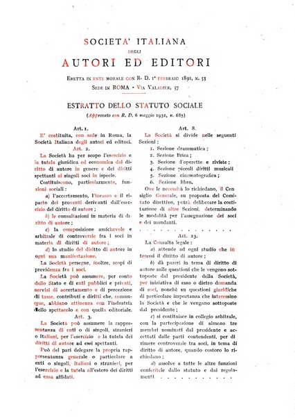 Il diritto di autore rivista giuridica trimestrale della Societa italiana degli autori ed editori