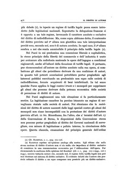 Il diritto di autore rivista giuridica trimestrale della Societa italiana degli autori ed editori