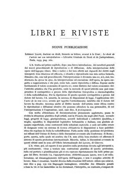 Il diritto di autore rivista giuridica trimestrale della Societa italiana degli autori ed editori