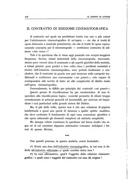 Il diritto di autore rivista giuridica trimestrale della Societa italiana degli autori ed editori