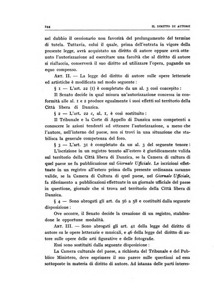 Il diritto di autore rivista giuridica trimestrale della Societa italiana degli autori ed editori