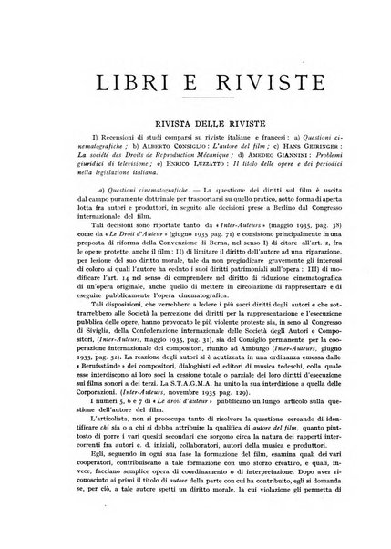 Il diritto di autore rivista giuridica trimestrale della Societa italiana degli autori ed editori