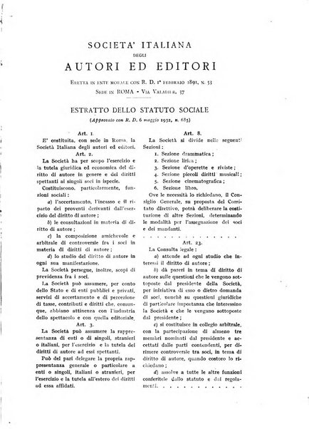 Il diritto di autore rivista giuridica trimestrale della Societa italiana degli autori ed editori