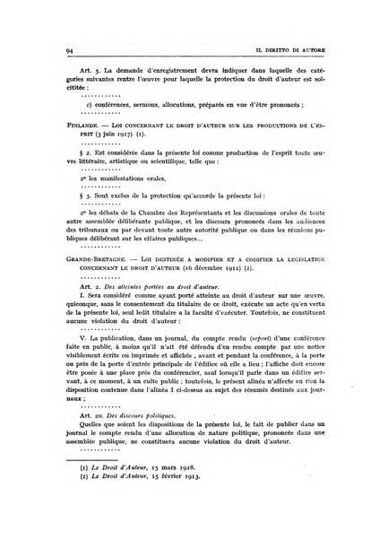 Il diritto di autore rivista giuridica trimestrale della Societa italiana degli autori ed editori