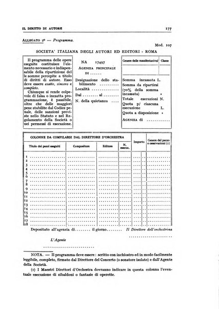 Il diritto di autore rivista giuridica trimestrale della Societa italiana degli autori ed editori