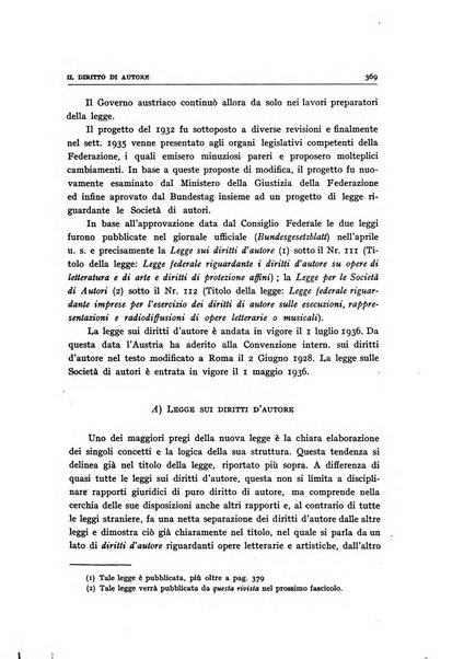 Il diritto di autore rivista giuridica trimestrale della Societa italiana degli autori ed editori