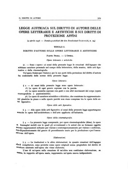 Il diritto di autore rivista giuridica trimestrale della Societa italiana degli autori ed editori