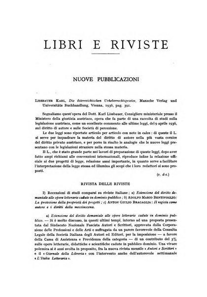 Il diritto di autore rivista giuridica trimestrale della Societa italiana degli autori ed editori