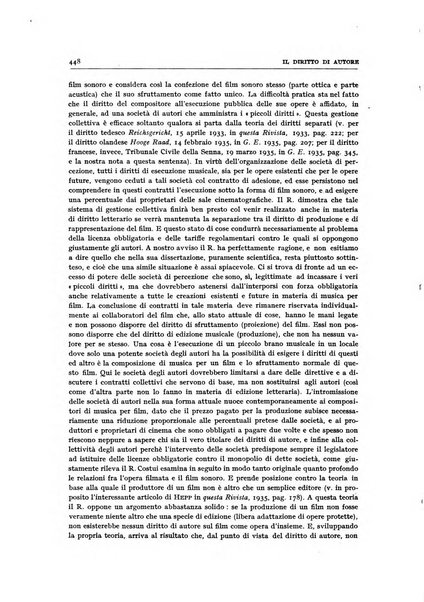 Il diritto di autore rivista giuridica trimestrale della Societa italiana degli autori ed editori