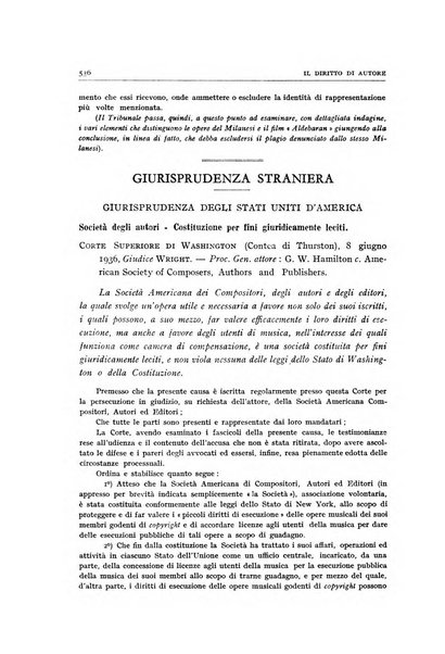 Il diritto di autore rivista giuridica trimestrale della Societa italiana degli autori ed editori