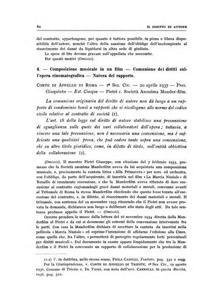 Il diritto di autore rivista giuridica trimestrale della Societa italiana degli autori ed editori