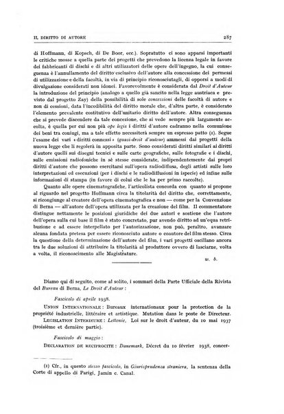 Il diritto di autore rivista giuridica trimestrale della Societa italiana degli autori ed editori