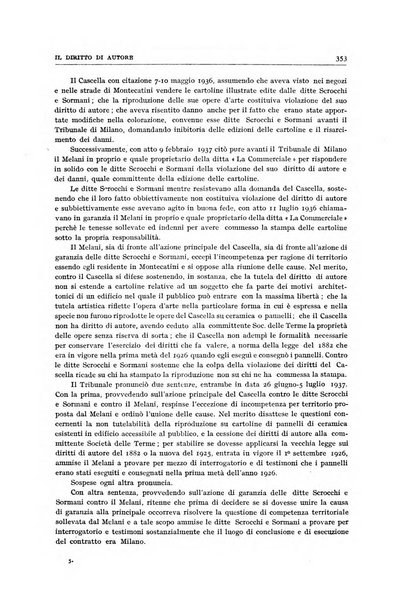 Il diritto di autore rivista giuridica trimestrale della Societa italiana degli autori ed editori