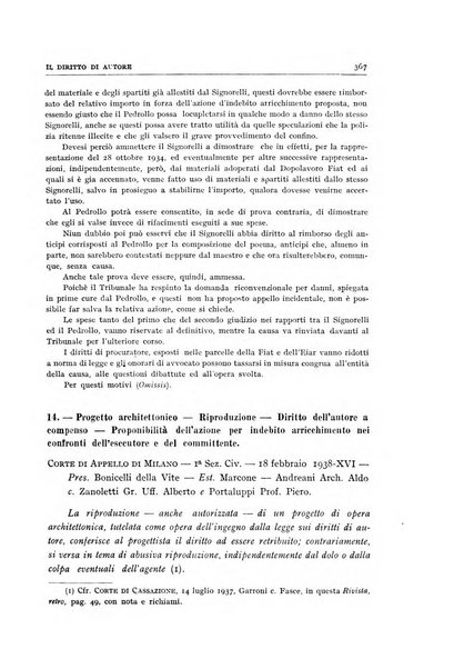 Il diritto di autore rivista giuridica trimestrale della Societa italiana degli autori ed editori