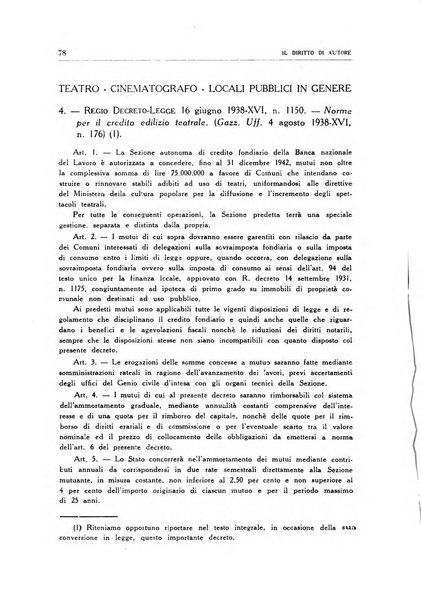 Il diritto di autore rivista giuridica trimestrale della Societa italiana degli autori ed editori