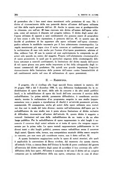 Il diritto di autore rivista giuridica trimestrale della Societa italiana degli autori ed editori