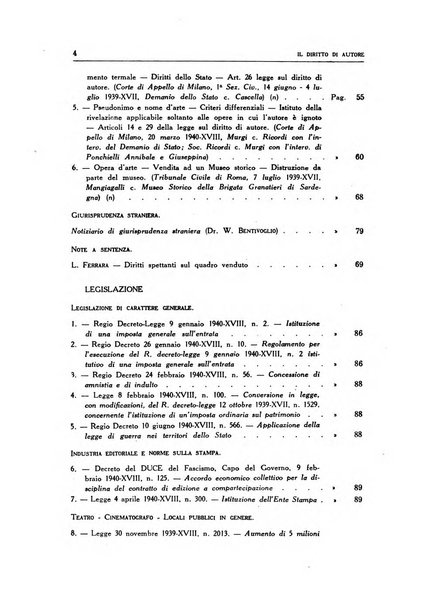 Il diritto di autore rivista giuridica trimestrale della Societa italiana degli autori ed editori