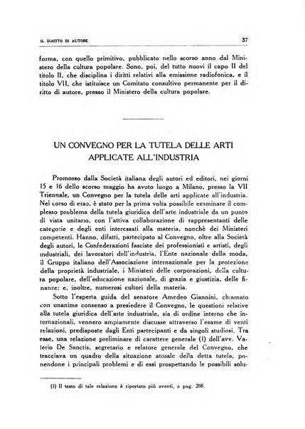 Il diritto di autore rivista giuridica trimestrale della Societa italiana degli autori ed editori