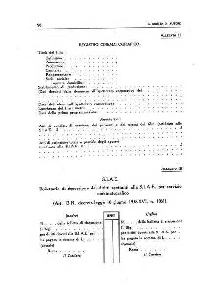 Il diritto di autore rivista giuridica trimestrale della Societa italiana degli autori ed editori