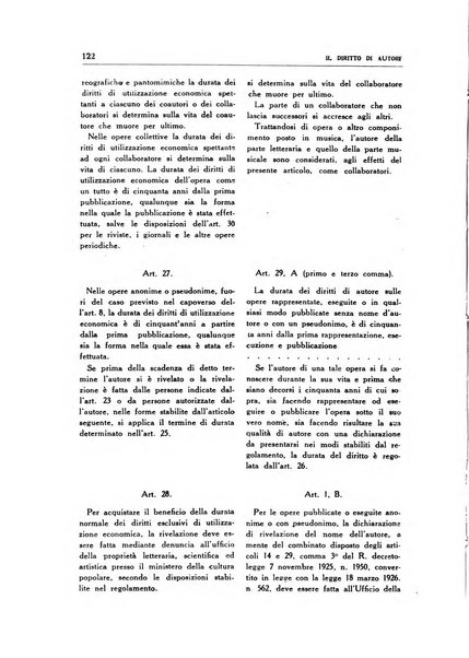 Il diritto di autore rivista giuridica trimestrale della Societa italiana degli autori ed editori