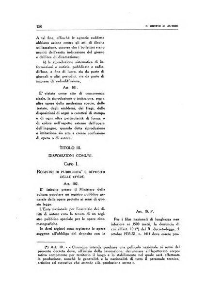 Il diritto di autore rivista giuridica trimestrale della Societa italiana degli autori ed editori