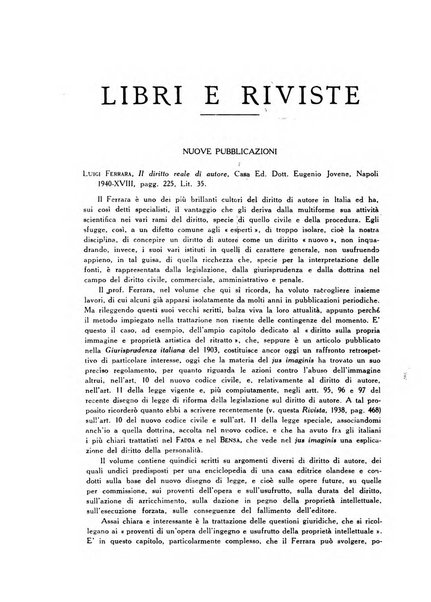 Il diritto di autore rivista giuridica trimestrale della Societa italiana degli autori ed editori