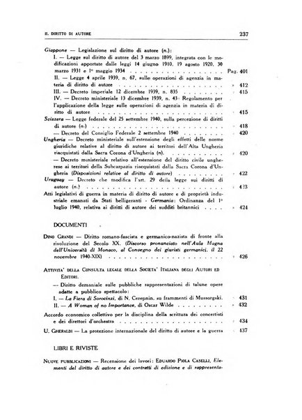 Il diritto di autore rivista giuridica trimestrale della Societa italiana degli autori ed editori