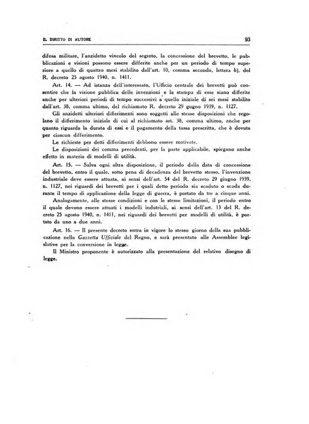 Il diritto di autore rivista giuridica trimestrale della Societa italiana degli autori ed editori