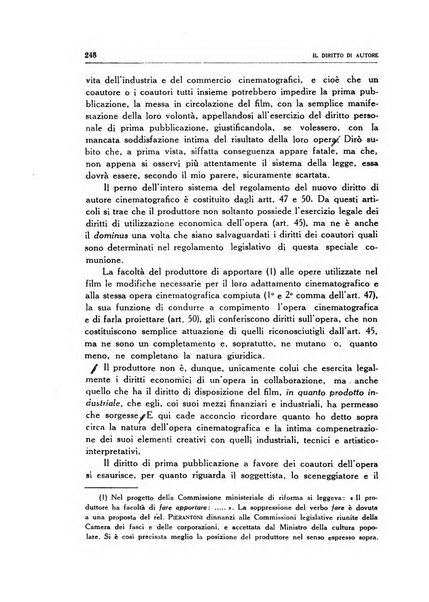 Il diritto di autore rivista giuridica trimestrale della Societa italiana degli autori ed editori