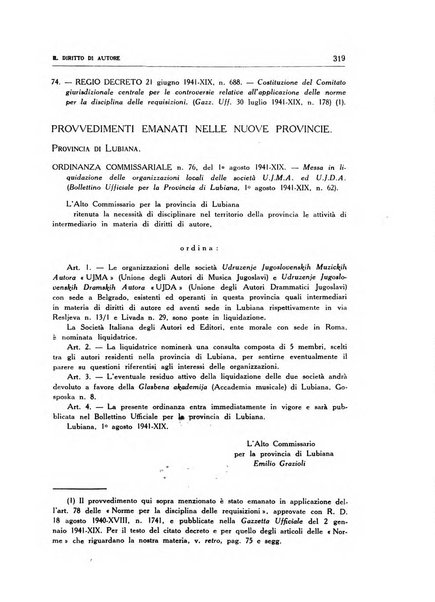 Il diritto di autore rivista giuridica trimestrale della Societa italiana degli autori ed editori