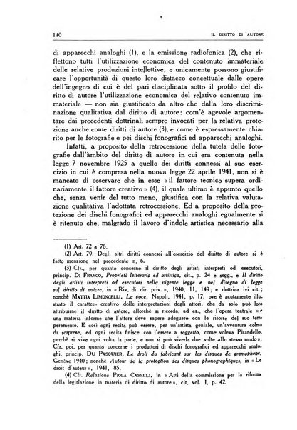 Il diritto di autore rivista giuridica trimestrale della Societa italiana degli autori ed editori