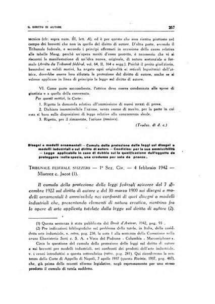 Il diritto di autore rivista giuridica trimestrale della Societa italiana degli autori ed editori