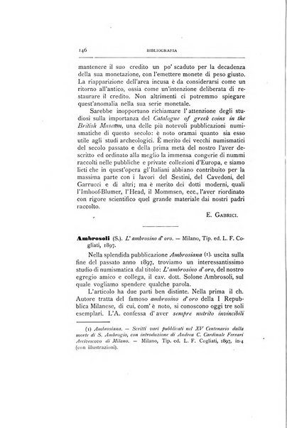 Rivista italiana di numismatica e scienze affini