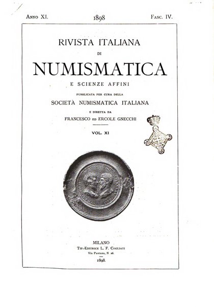 Rivista italiana di numismatica e scienze affini