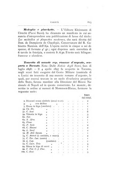 Rivista italiana di numismatica e scienze affini