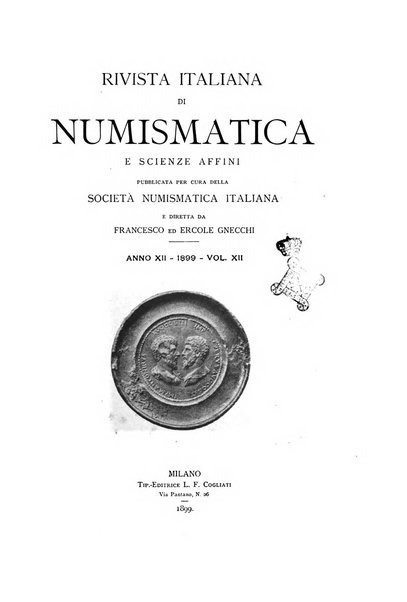 Rivista italiana di numismatica e scienze affini