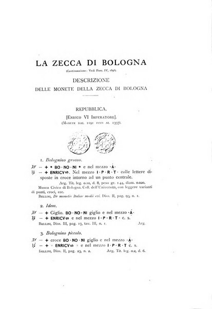 Rivista italiana di numismatica e scienze affini