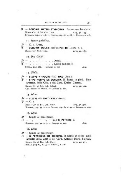 Rivista italiana di numismatica e scienze affini