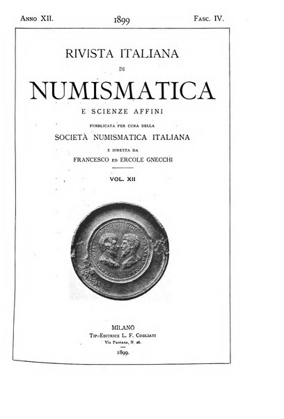 Rivista italiana di numismatica e scienze affini