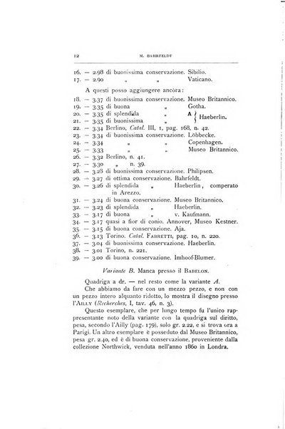 Rivista italiana di numismatica e scienze affini