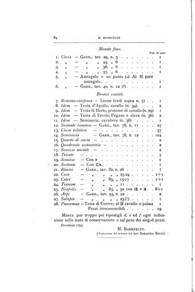 Rivista italiana di numismatica e scienze affini