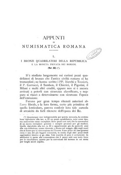 Rivista italiana di numismatica e scienze affini