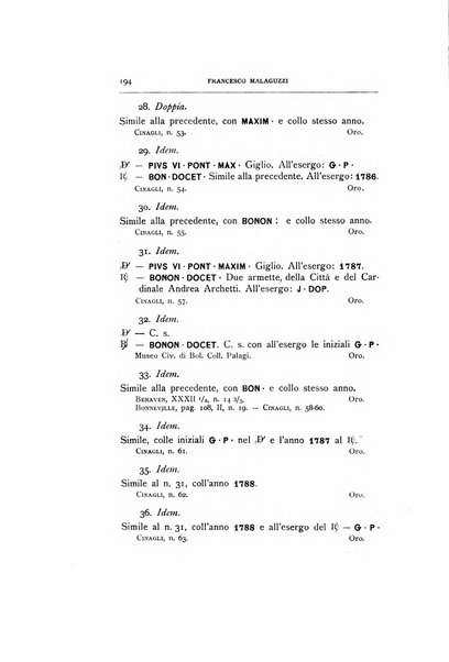 Rivista italiana di numismatica e scienze affini