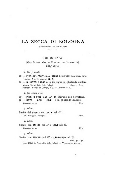 Rivista italiana di numismatica e scienze affini