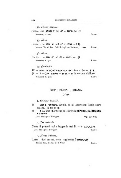 Rivista italiana di numismatica e scienze affini